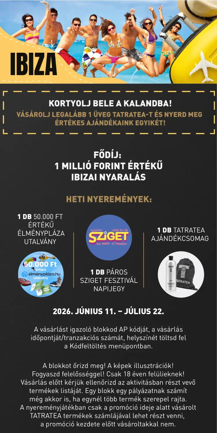 A promóció plakátképe.